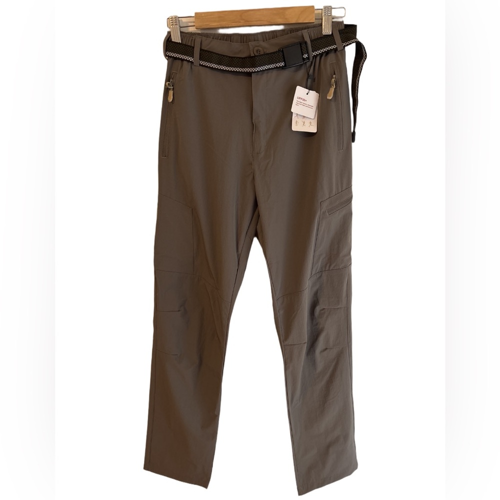 NOUKOW Men's Outdoor Hiking Pants Quick Dry Lightweight Waterproof Size Small